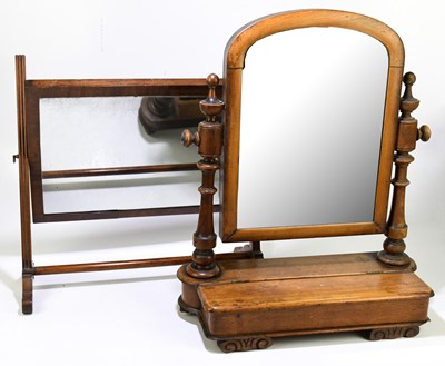 Lot 1459 - A 19th century mahogany wing dressing table...