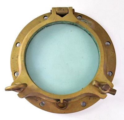 Lot 672 - An antique bronze porthole by John Roby Ltd,...