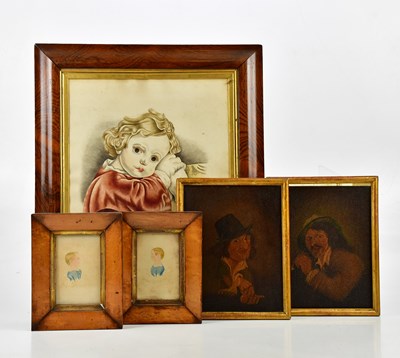 Lot 1799 - CONTINENTAL SCHOOL, LATE 19TH CENTURY; pair of...
