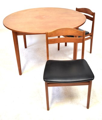 Lot 9 - A mid-20th century Danish teak circular...