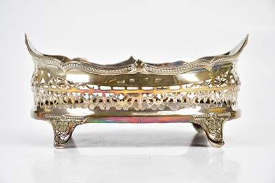 Lot 2074 - A Victorian hallmarked silver oval condiment...