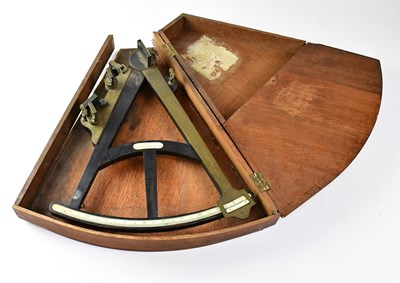 Lot 709 - J. MANN; an 18th century ivory inset ebony and...