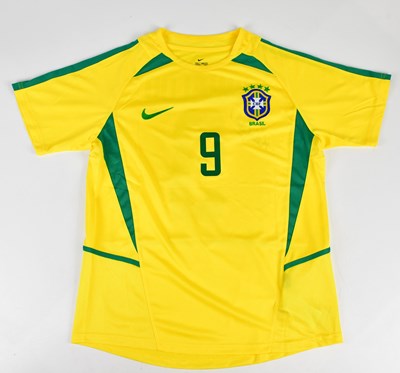 Lot 2676 - RONALDO (R9); a signed 2002 retro style Brazil...