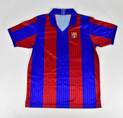Lot 2681 - RONALDO (R9); a signed Barcelona retro style...