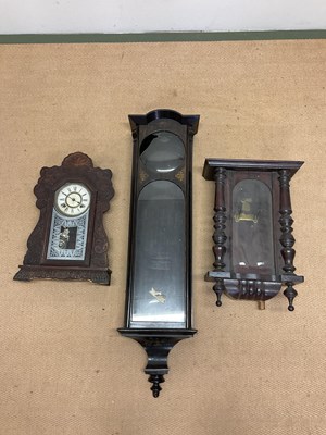 Lot 540 - Three wall clocks, (all af).