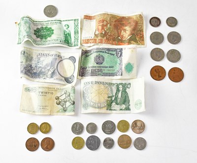 Lot 937 - A large quantity of mixed UK and world coinage,...