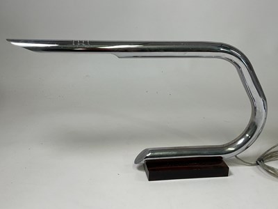 Lot 544 - A mid 20th century Italian tubular chrome desk...