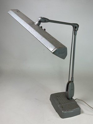Lot 549 - DAZOR; a mid 20th century desk lamp by Dazor,...