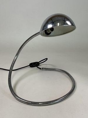 Lot 573 - A mid 20th century chrome adjustable coil desk...