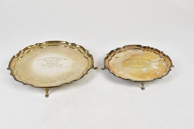 Lot 2030 - HYC; an Elizabeth II hallmarked silver salver...