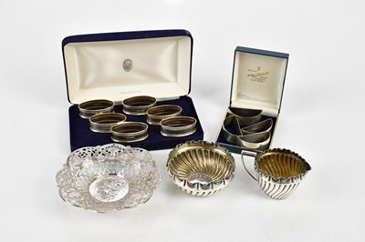 Lot 2020 - A Victorian hallmarked silver cream jug and...