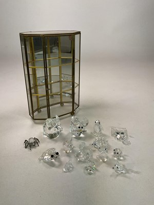Lot 14 - SWAROVSKI; a collection of Swarovski and other...