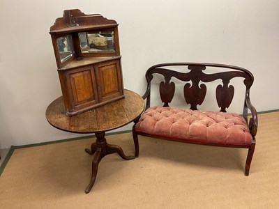 Lot 688 - A small group of furniture, comprising a...