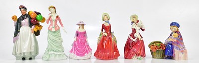 Lot 1526 - ROYAL DOULTON; six figures comprising HN1627...