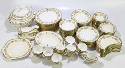 Lot 820 - AYNSLEY; a 'Henley' pattern one hundred and...