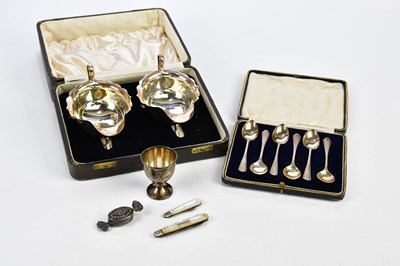 Lot 2101 - VINERS LTD; a pair of hallmarked silver George...