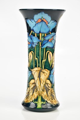 Lot 2233 - PHILIP GIBSON FOR MOORCROFT; a cylindrical...