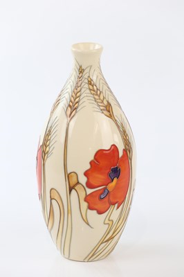Lot 2339 - EMMA BOSSONS FOR MOORCROFT; an ovoid form vase...