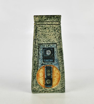 Lot 2284 - TROIKA; a coffin vase decorated to each of the...