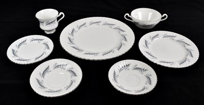 Lot 778 - PARAGON; an Art Deco-style bone china dinner...