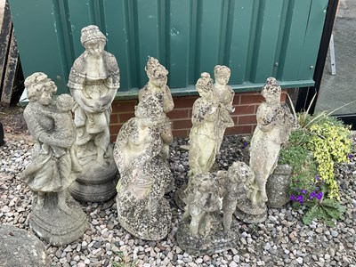 Lot 605 - A group of classically inspired composite...