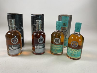 Lot 747 - WHISKY; four bottles of Bruichladdich, two of...