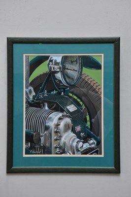 Lot 1498 - RICHARD WHEATLAND; gouache, ‘Blower Four and a...