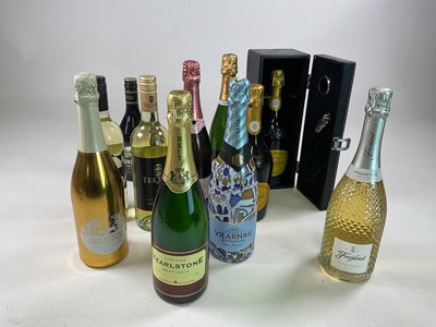 Lot 718 - SPARKLING WINE; eight bottles of sparkling...