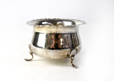 Lot 689 - A hallmarked silver sugar bowl