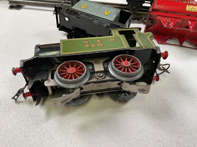 Lot 66 - HORNBY; an O gauge train set comprising...