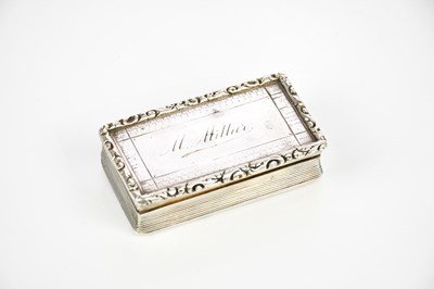 Lot 2240 - FRANCIS CLARK; a Georgian hallmarked silver...