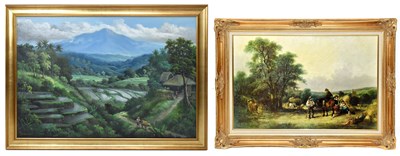 Lot 1097 - VIETNAMESE SCHOOL; modern oil on canvas,...