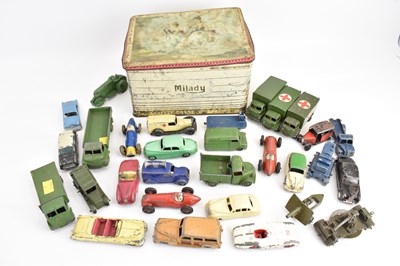 Lot 802 - A quantity of playworn diecast vehicles to...