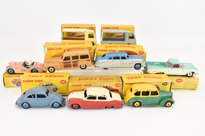Lot 773 - DINKY; nine boxed diecast vehicles, comprising...