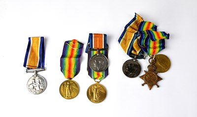 Lot 399 - Three WWII Medal groups