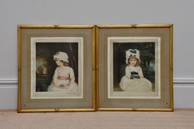Lot 1750 - A pair of late 19th century coloured...