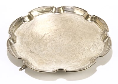 Lot 2136 - WILLIAM NEALE LTD; a George VI hallmarked...