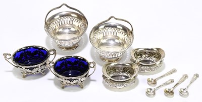 Lot 2340 - HENRY MATTHEWS; a pair of Victorian hallmarked...