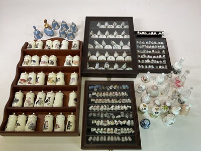 Lot 45 - A collection of mainly miniature ceramics...