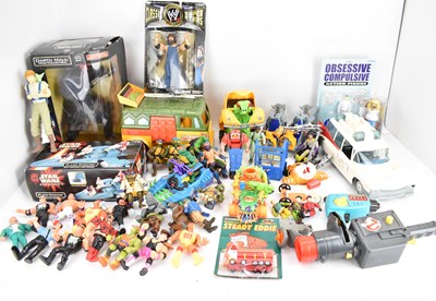 Lot 758 - Various vintage character figures and...