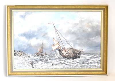 Lot 519 - PAUL TREACHER (20th century); oil on canvas...