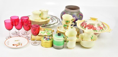 Lot 2454 - A mixed collection of ceramics to include...