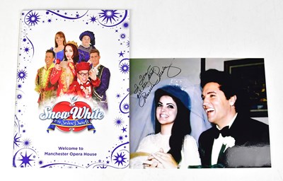 Lot 484 - PRISCILLA PRESLEY; a signed photograph by...