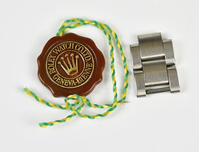 Lot 2304 - Two stainless steel links purportedly from a...