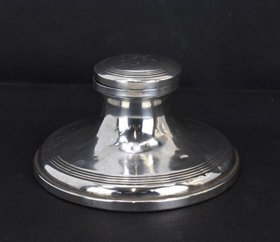 Lot 931 - A George V hallmarked silver cased capstan...