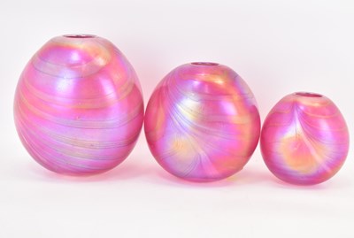 Lot 448 - IN THE MANNER OF GLASFORM; three graduated...
