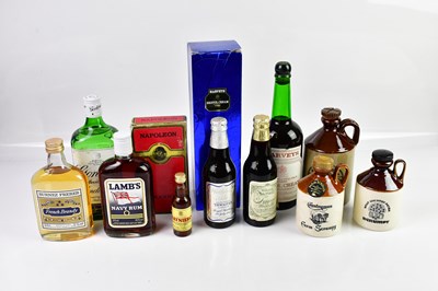 Lot 2784 - MIXED SPIRITS; a collection of various bottles...