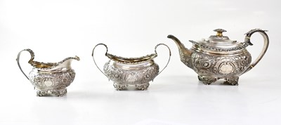 Lot 948 - THOMAS WILKES BARKER; a George III hallmarked...