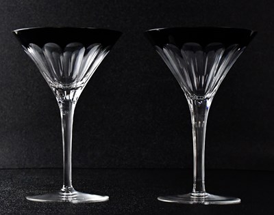 Lot 459 - FABERGÈ; a pair of faceted 'Imperial...