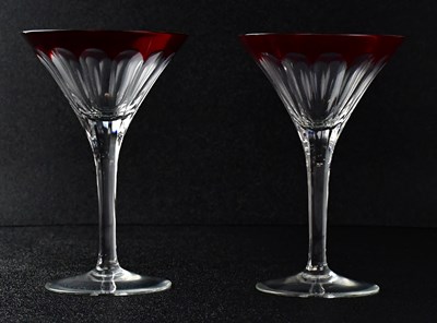 Lot 460 - FABERGÈ; a pair of faceted 'Imperial...